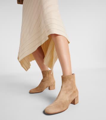 Ankle Boots Joelle 45 aus Veloursleder | Gianvito Rossi