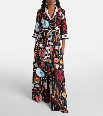 Capri printed silk satin robe | Dolce&Gabbana