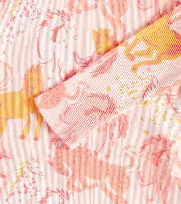 Printed cotton-blend turtleneck top | Stella McCartney Kids