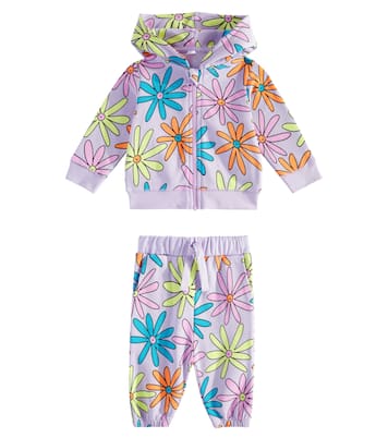 Baby printed cotton fleece tracksuit | Stella McCartney Kids