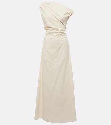 Robe longue Maxi Phare en coton mélangé | Staud