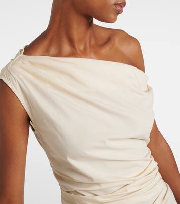 Robe longue Maxi Phare en coton mélangé | Staud