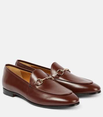 Loafers Gucci Jordaan Horsebit aus Leder | Gucci