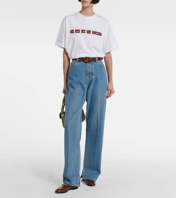 Loafers Gucci Jordaan Horsebit aus Leder | Gucci