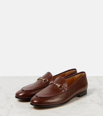 Loafers Gucci Jordaan Horsebit aus Leder | Gucci