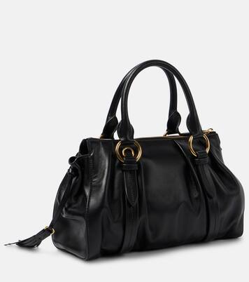 Joie Medium leather shoulder bag | Miu Miu