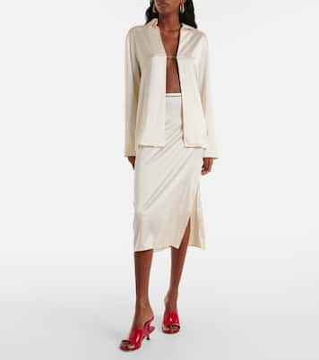 Pantoletten Les Doubles Mules aus Leder | Jacquemus