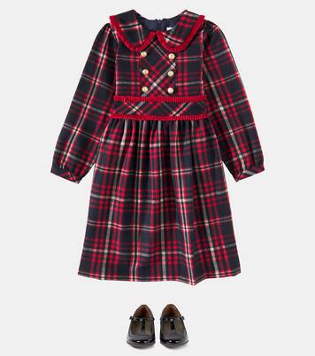 Ruffled tartan dress | Patachou