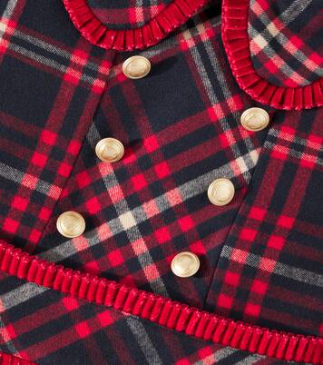 Ruffled tartan dress | Patachou