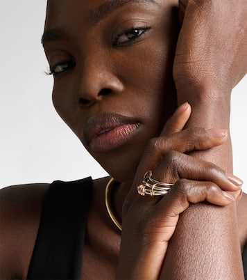 Orion sterling silver, 18kt gold, and 18kt rose gold ring | Spinelli Kilcollin