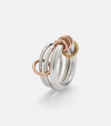 Orion sterling silver, 18kt gold, and 18kt rose gold ring | Spinelli Kilcollin