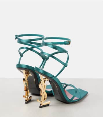 Sandales Opyum 110 en satin | Saint Laurent