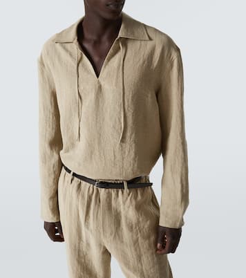 Tie-neck shirt | Commas