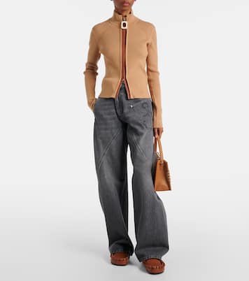 Ruffled leather mules | JW Anderson