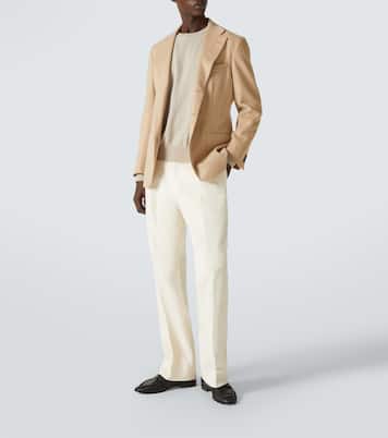 Camel hair suit jacket | Saman Amel