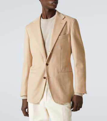 Camel hair suit jacket | Saman Amel