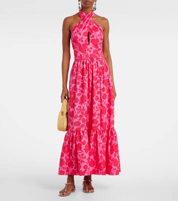 Robe longue Fairhaven en coton mélangé | Heidi Klein