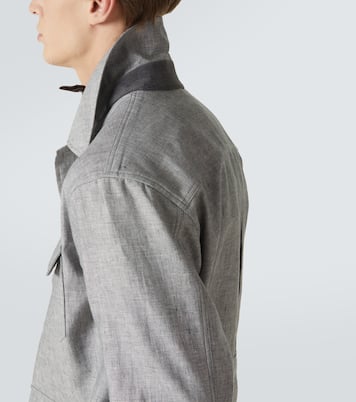 Linen field jacket | Dunhill