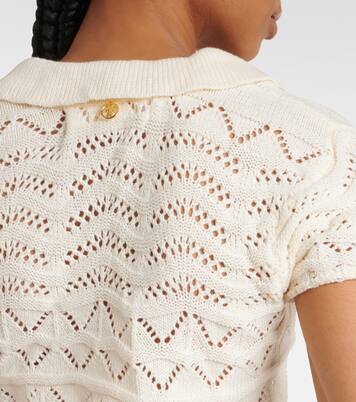 Cropped-Top Coco aus einem Baumwollgemisch | Bananhot