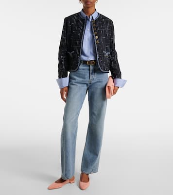 Sawra 10 suede slingback flats | Manolo Blahnik