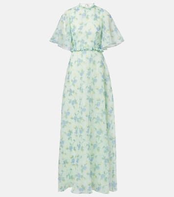 Robe longue Heather à fleurs | Markarian