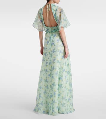 Robe longue Heather à fleurs | Markarian