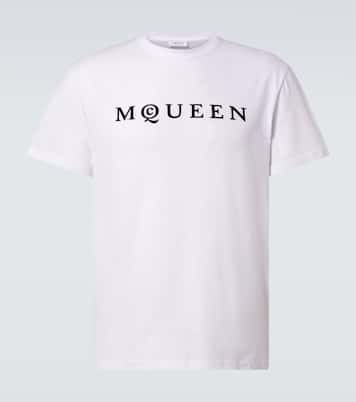 Logo printed cotton T-shirt | McQueen