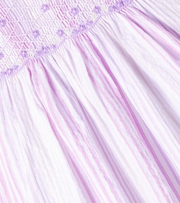 Baby striped ruffled cotton dress | Tartine et Chocolat