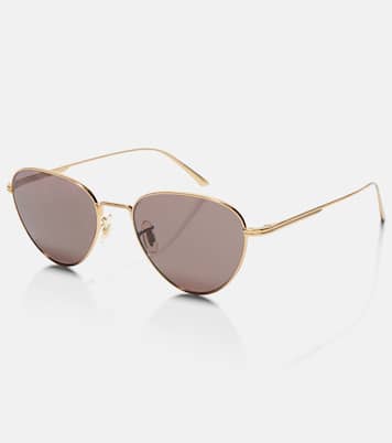 x Oliver Peoples Aviator sunglasses | Khaite