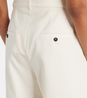 Belted virgin wool Bermuda shorts | Róhe