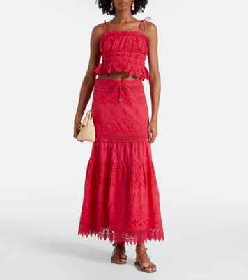 Cropped-Top aus Baumwolle | Melissa Odabash