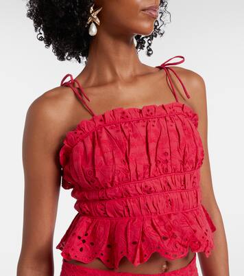 Cropped-Top aus Baumwolle | Melissa Odabash