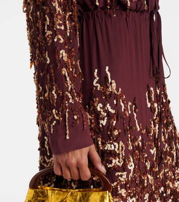 Sequined silk jacket | Dries Van Noten