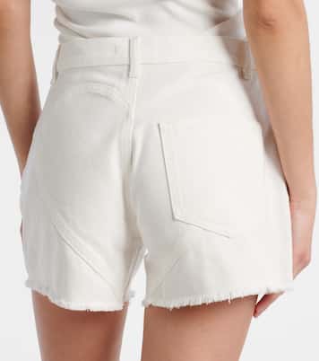 Shorts di jeans con cristalli | Area