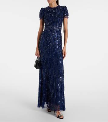 Robe longue Roxy à sequins | Jenny Packham