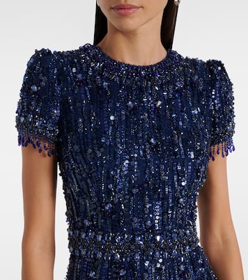 Robe longue Roxy à sequins | Jenny Packham