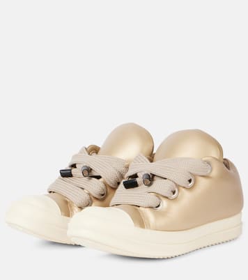 Sneakers Jumbolace aus Metallic-Leder | Rick Owens
