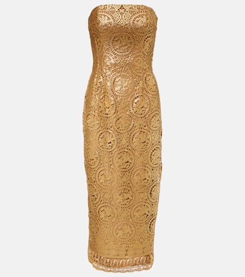 Robe midi Leila en guipure | Emilia Wickstead