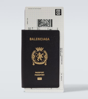 Passport Long leather wallet | Balenciaga