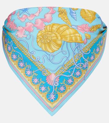 Top bandeau Underwater Barocco de sarga | Versace