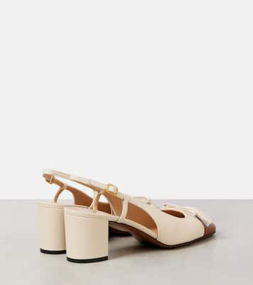 Valet du Roi leather slingback pumps | Valentino Garavani