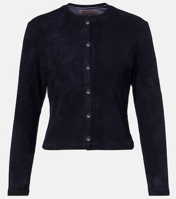 Cardigan Astrid 24 aus Veloursleder | Stouls