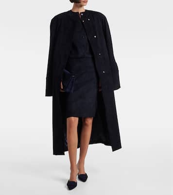 Cardigan Astrid 24 aus Veloursleder | Stouls