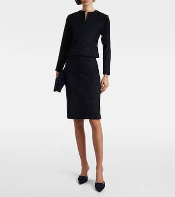 Cardigan Astrid 24 aus Veloursleder | Stouls