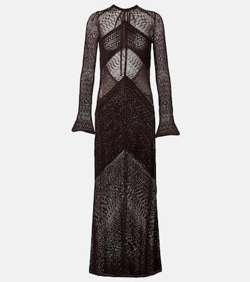 Vera knitted open-back maxi dress | Staud