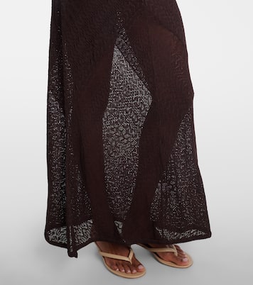 Vera knitted open-back maxi dress | Staud