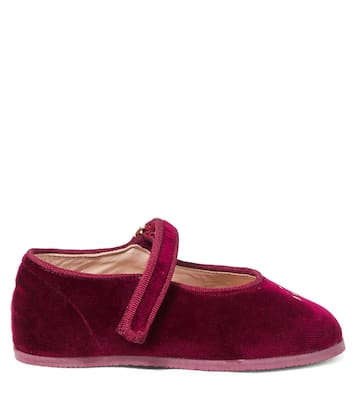Ballerine Mary Jane Ellaro in velluto | Bonpoint