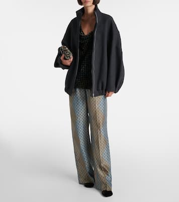 Slingback-Pumps 95 aus Samt | Dries Van Noten