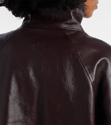 Oversize-Bomberjacke aus Leder | Magda Butrym