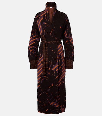 Wickelmantel aus Jacquard | Dries Van Noten